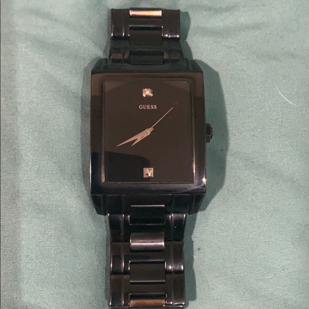 Guess Mens Genuine Diamond Watch